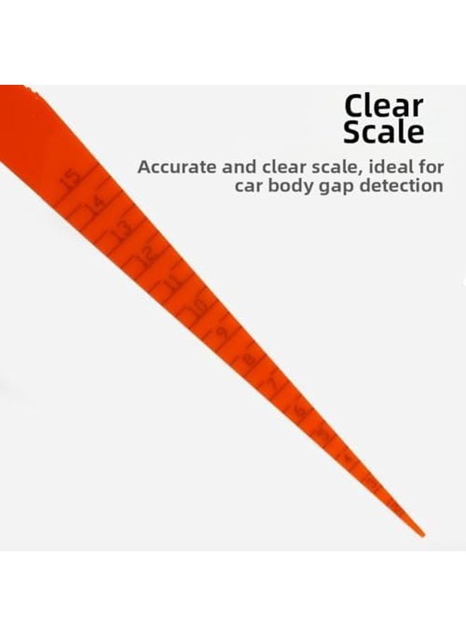 مقياس محاذاة فجوة لوحة باب السيارة أداة قياس مسطرة هيكل السيارة 6 بوصة - Image 5