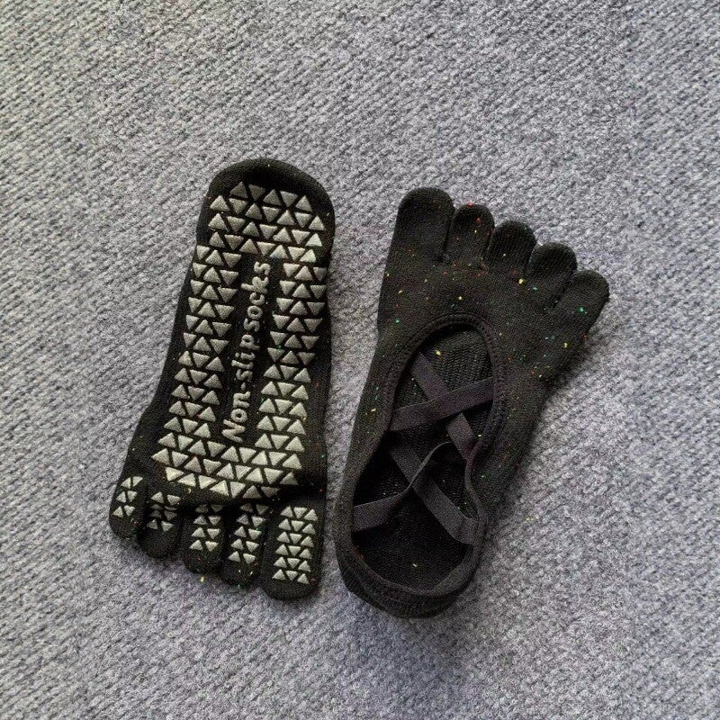Women's Breathable Anti-Slip Toe Socks with Polka Dot - Image 4