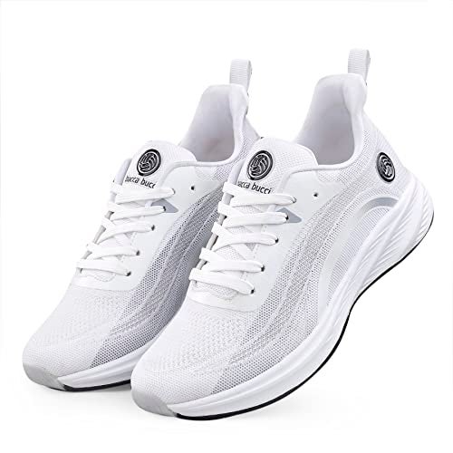 Bacca Bucci Men's White Running Shoes - 10 UK - Image 5