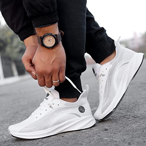 Bacca Bucci Men's White Running Shoes - 10 UK - Image 3