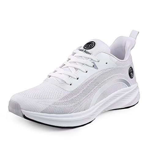 Bacca Bucci Men's White Running Shoes - 10 UK - Image 1