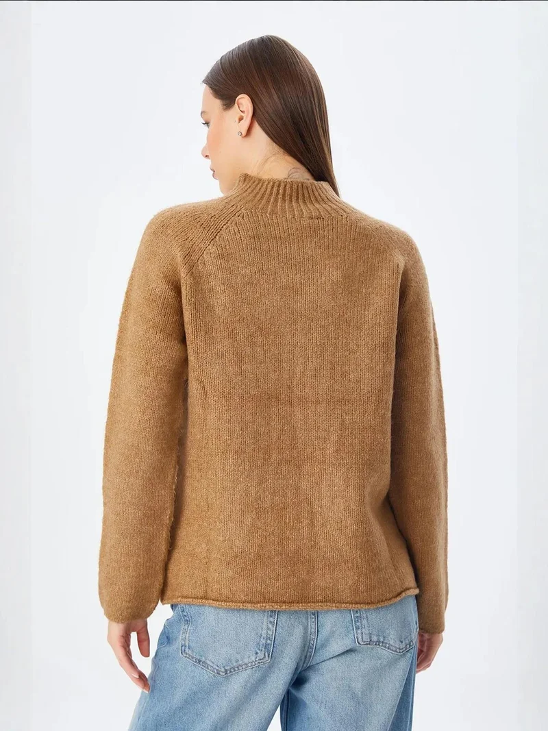 MixRay Mixray Knit Half Turtleneck Sweater