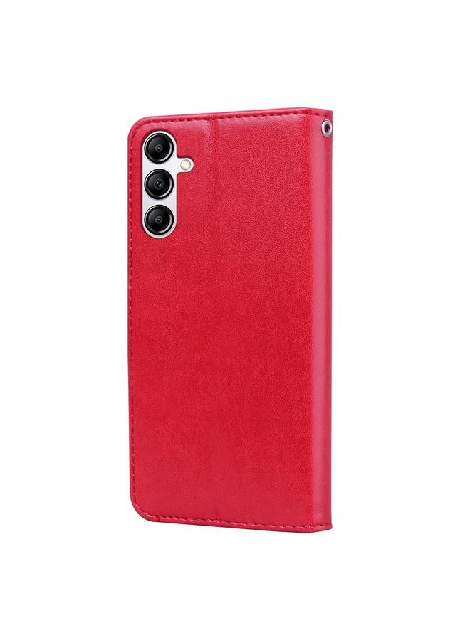 erorex Case For Samsung Galaxy A34 5G Rose Embossed Flip PU Leather Phone Case - Image 3