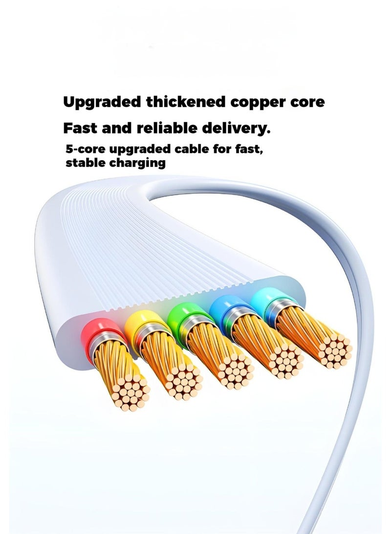 BASEMO 240W Retractable Fast Charging Data Cable, Dual Type-C Interfaces, PD Fast Charging, Compatible with Apple/Huawei/Samsung Phones/Tablets/Laptops - Image 4