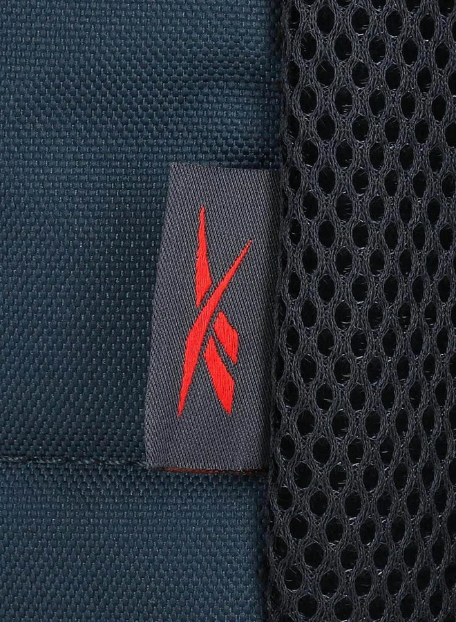 Reebok  Logo Print School Backpack with Adjustable Straps and Zip Closure - 38x19x43 cm for Men | Best Price UAE