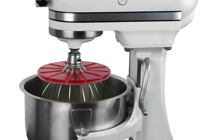 PRO COMPATIBLE WITH KITCHENAID BOWLLIFT STAND MIXERS MIX WITHOUT THE MESS THE ULTIMATE STAND MIXER ACCESSORY ONLY COMPATIBLE WITH 6WIRE WHISKS COLOR RED