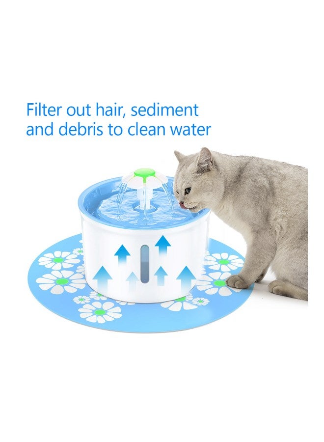 6-Piece Replacement Water Fountain Filters White - Image 4