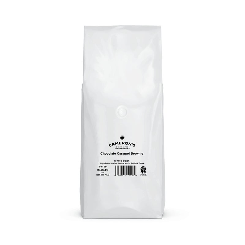 Cameron's Coffee Roasted Whole Bean Coffee, Flavored, Chocolate Caramel Brownie, 4 Pound - Image 2
