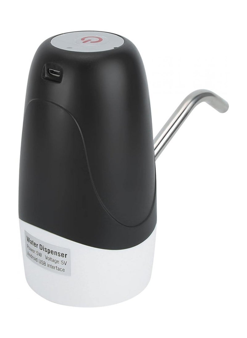 ELTRAZONE USB Rechargeable Water Dispenser Pump – Portable, Easy-to-Use Electric Water Pump for Bottles, Perfect for Indoor & Outdoor Use, Camping, Picnics, Home and Office, Convenient Black Design with Fast Charging and Long Battery Life - Image 3