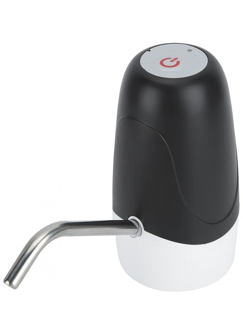 ELTRAZONE USB Rechargeable Water Dispenser Pump – Portable, Easy-to-Use Electric Water Pump for Bottles, Perfect for Indoor & Outdoor Use, Camping, Picnics, Home and Office, Convenient Black Design with Fast Charging and Long Battery Life - Image 1