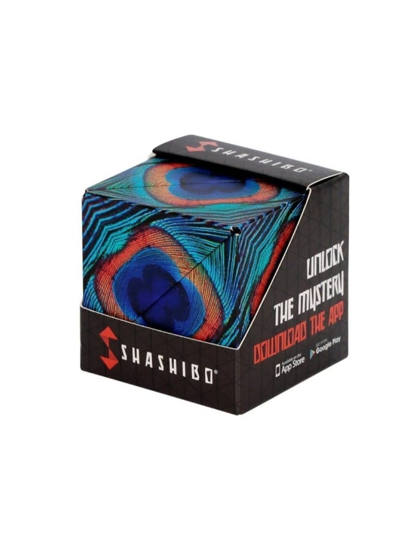 Shashibo Transformable Cube - Award-Winning Anti-Stress Cube with 36 Rare Earth Magnets - Chameleon Design - Image 1