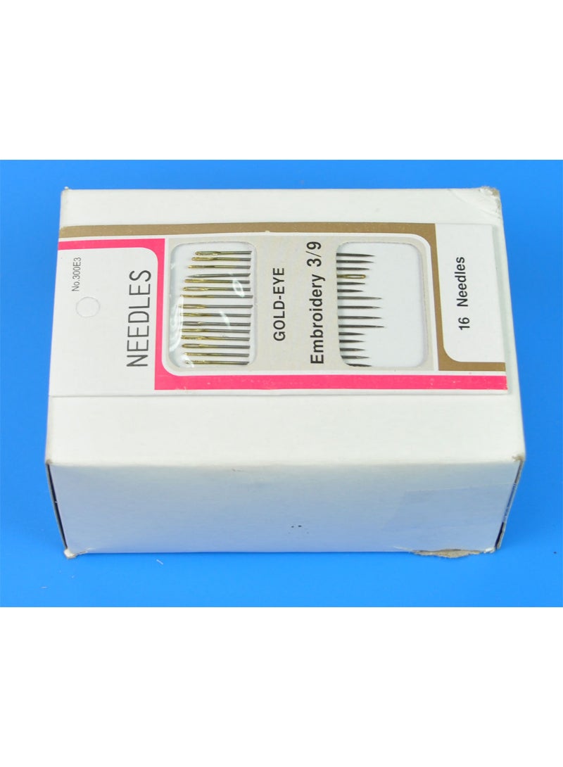 Emb.Needle G/Eye 36Crd (3/9-Needle)