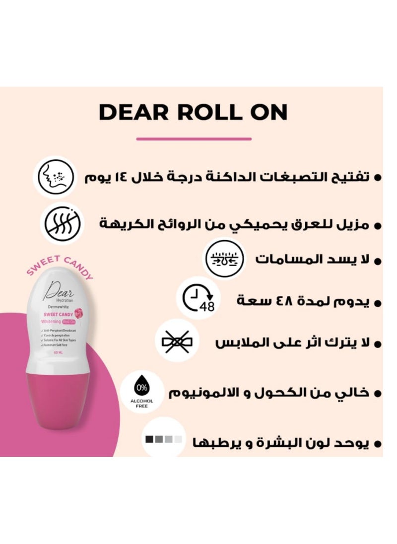 دير رول التبييض دير مزيل عرق- سويت كاندي 60 مل - 1+1  - Image 5