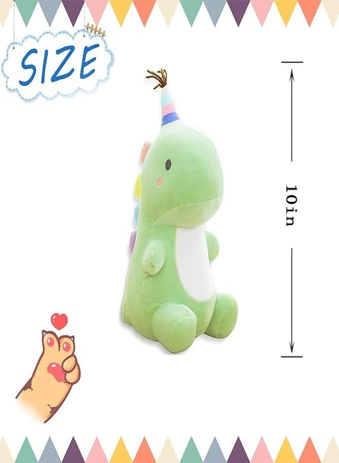 HENXING 10in Dinosaur Plush Toys, Cute Stuffed Animal Toy, Soft Dinosaurs Plush Doll Gifts for Boys Girls Adults Christmas Birthday Gifts Perfect Present - Image 2
