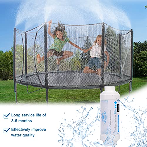 Mornajina 4 Pieces Calcium Inhibitor Filter, Outdoor Misting System Protector for Mist Nozzle, Preventing Scale Buildup from Clogging Up - Image 5