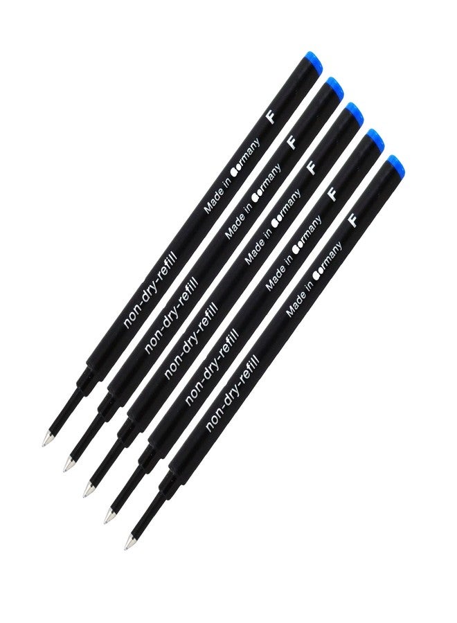 auteur Schmidt Blue Refill for Roller Ball Pen for Smooth Writing (Pack of 5) - Image 2