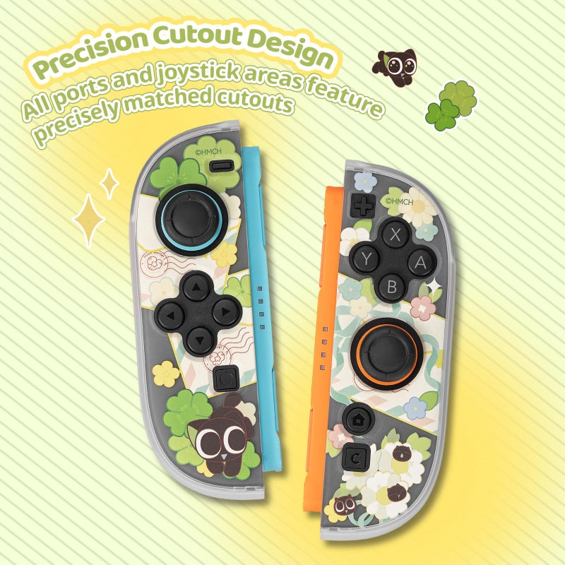 GeekShare Slim Protective Case Compatible with Switch 2 (2025), Anti-Scratche and Shock-Absorption Dockable Hard Shell for Switch 2 Game Console - Spring Letter - Image 4