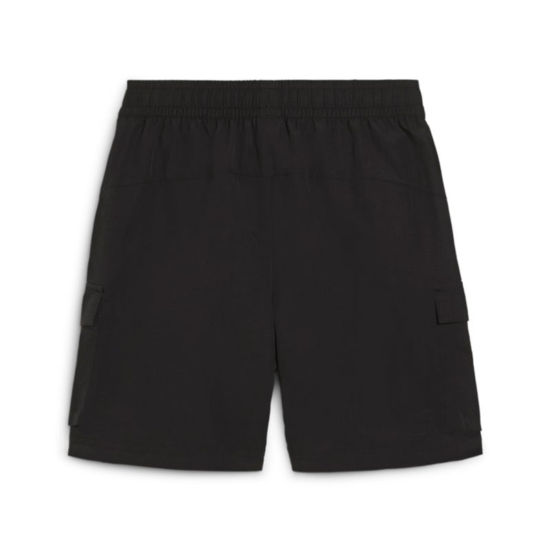 PUMA CLASSICS Boys Black Cargo Shorts - Image 2