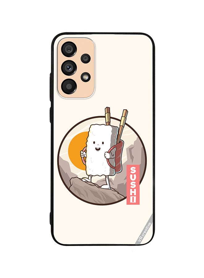 VR CREATIVE Protective Case Cover For Samsung Galaxy A72 Travel Sushi Design Multicolour - Image 1