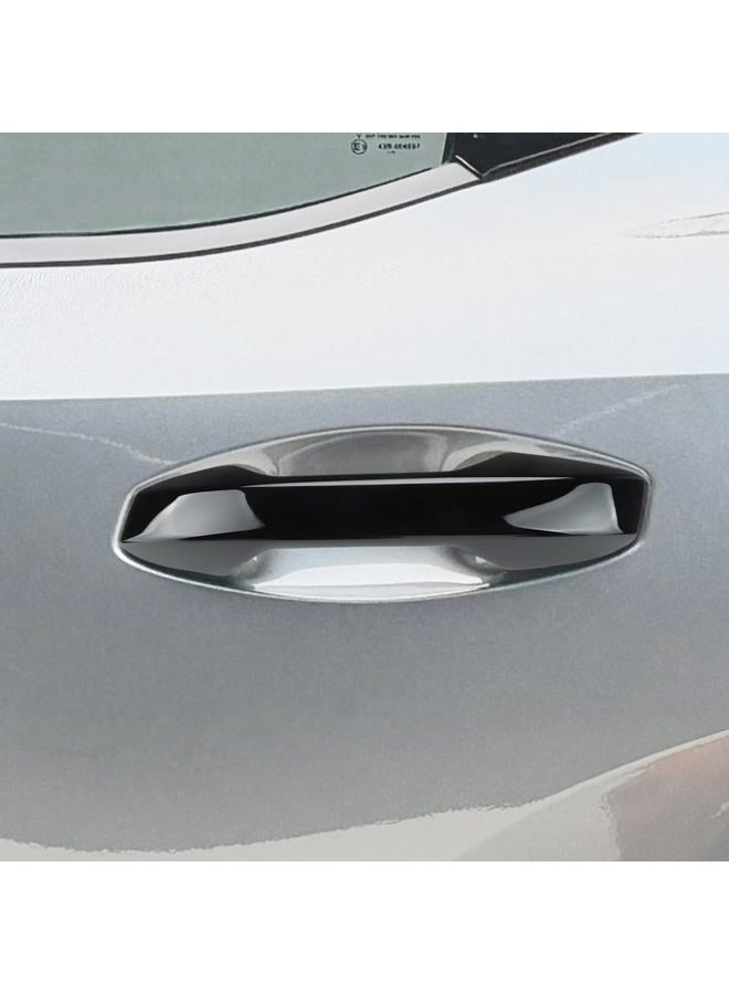 DLOVEG Exterior Door Handle Cover Compatible for Nissan Kicks 2025 Accessories Door Handle Protector Trim Glossy Black - Image 5