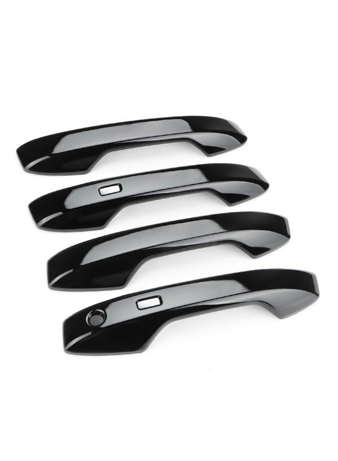 DLOVEG Exterior Door Handle Cover Compatible for Nissan Kicks 2025 Accessories Door Handle Protector Trim Glossy Black - Image 1