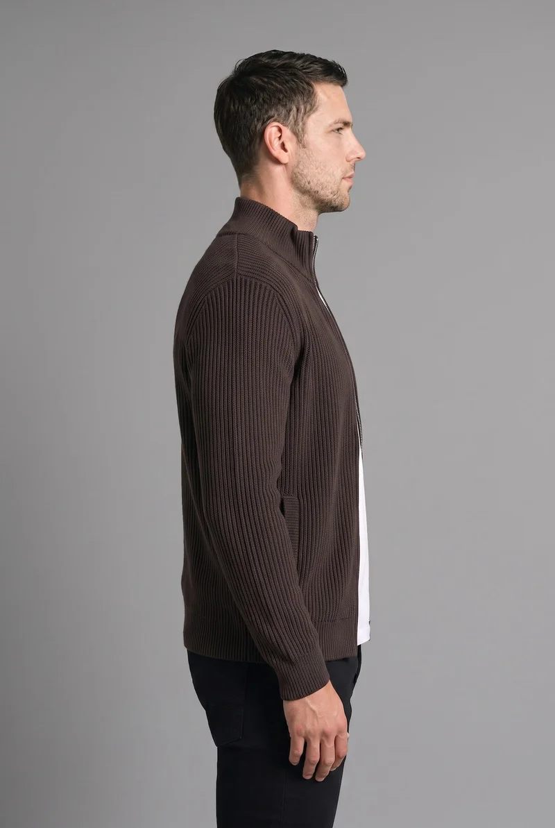 Defacto  Standard Fit Turtleneck Knitwear Cardigan for Men | Best Price UAE