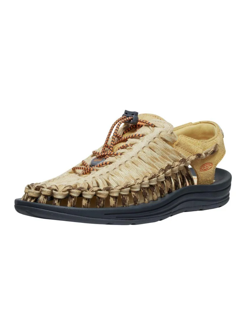 Keen MENS UNEEK FLAT SANDALS WHEAT/REED YELLOW