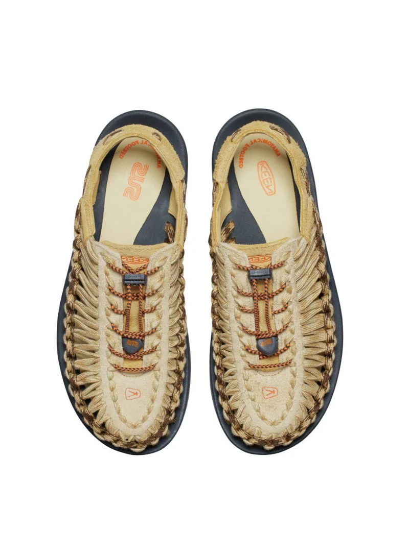 Keen MENS UNEEK FLAT SANDALS WHEAT/REED YELLOW