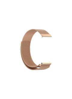 Generic Elmo3ezz Strap Magnetic Milanese Metal Mesh Loop Band Strap Stainless for Samsung Galaxy Watch 6 & 5 & 4 Band 44mm 40mm/Watch 5 Pro Band 45mm/Galaxy Watch 4 Classic 46mm 42mm Band,20mm (Rose Gold)  - Image 1