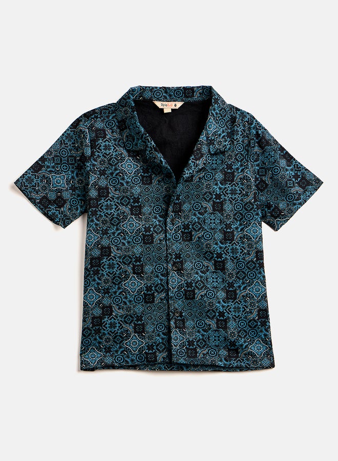 ستايلو بج طقم قميص وشورت بطبعة ستايلو باغ الكاملة - Image 2