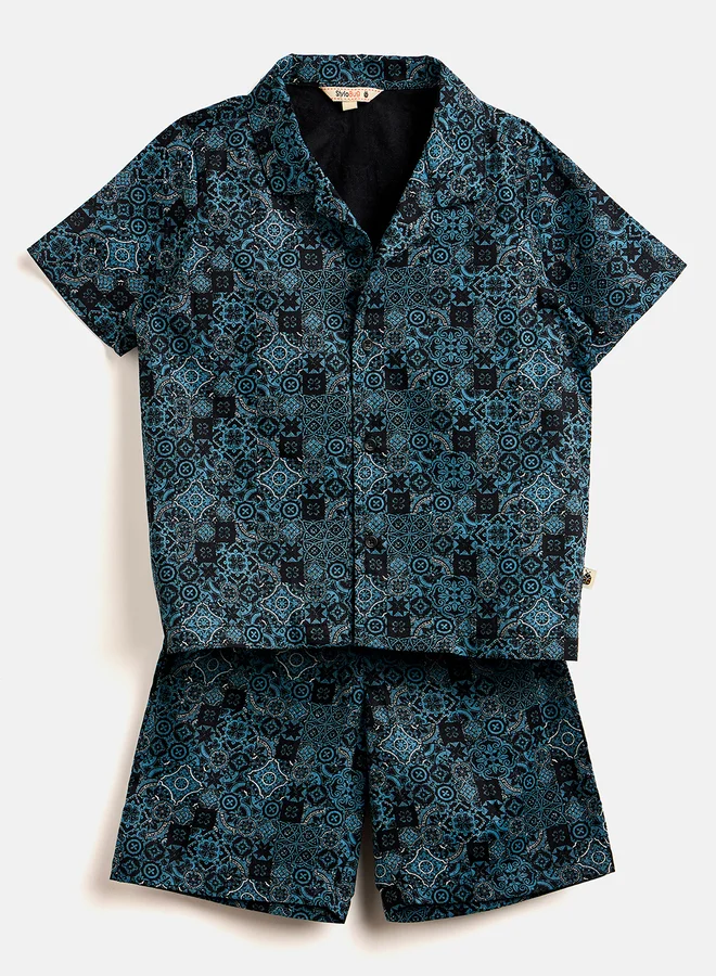 ستايلو بج Stylo Bug All Over Print Shirt and Shorts Set