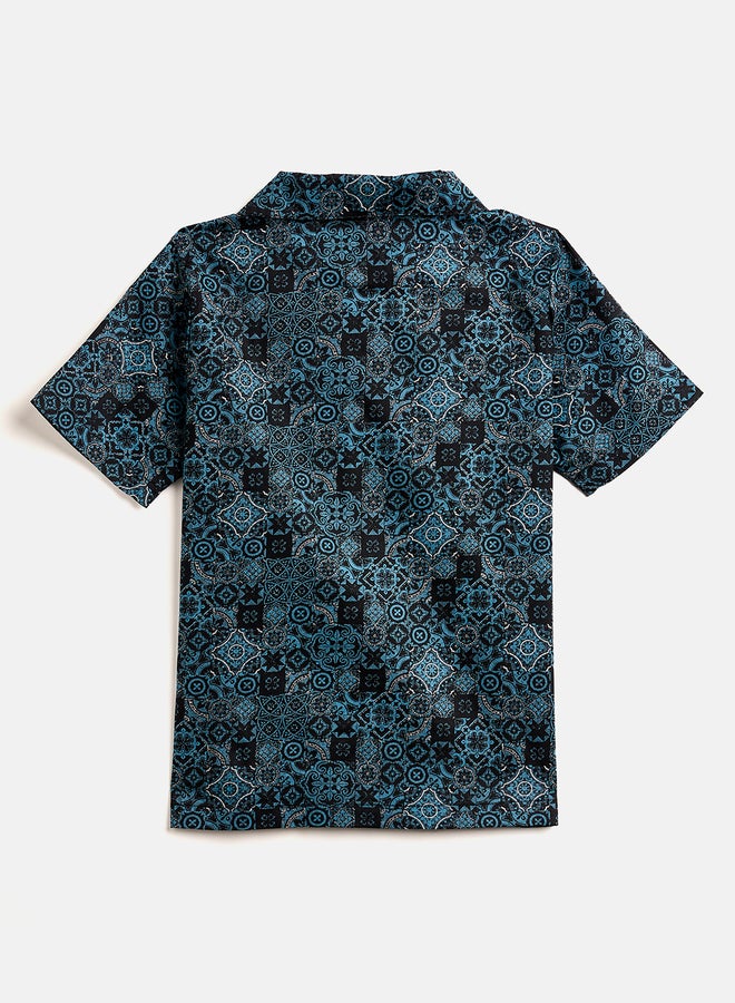 ستايلو بج طقم قميص وشورت بطبعة ستايلو باغ الكاملة - Image 3