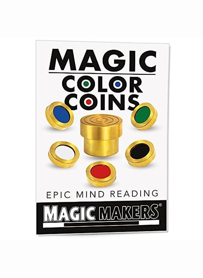 MAGIC MAKERS Magic Color Coins Amazing Mind Reading Trick  - Image 1