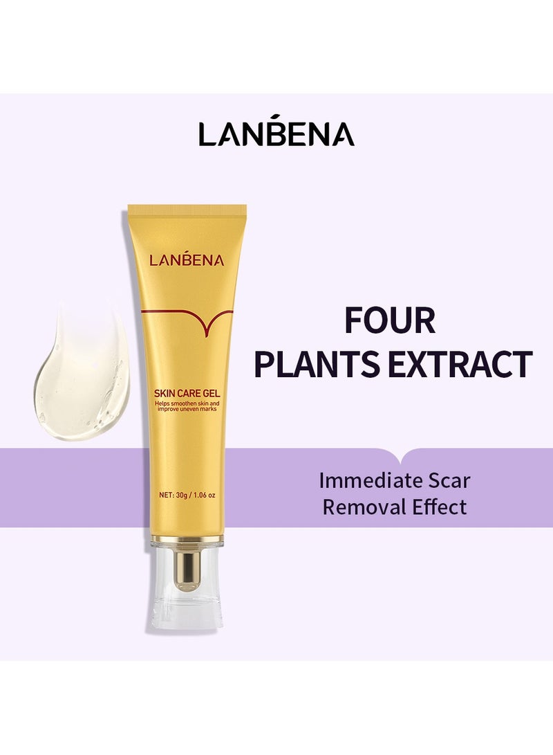 LANBENA مرهم جل لإزالة الندبات وعلامات حب الشباب من تي سي إم، 30 جرام - Image 3