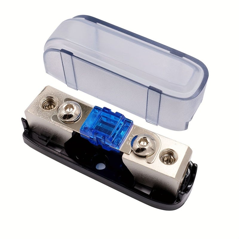 Car Audio AGU Fuse Holder 80A Single Way Power Distribution Block Fusebox Stereo - Image 1