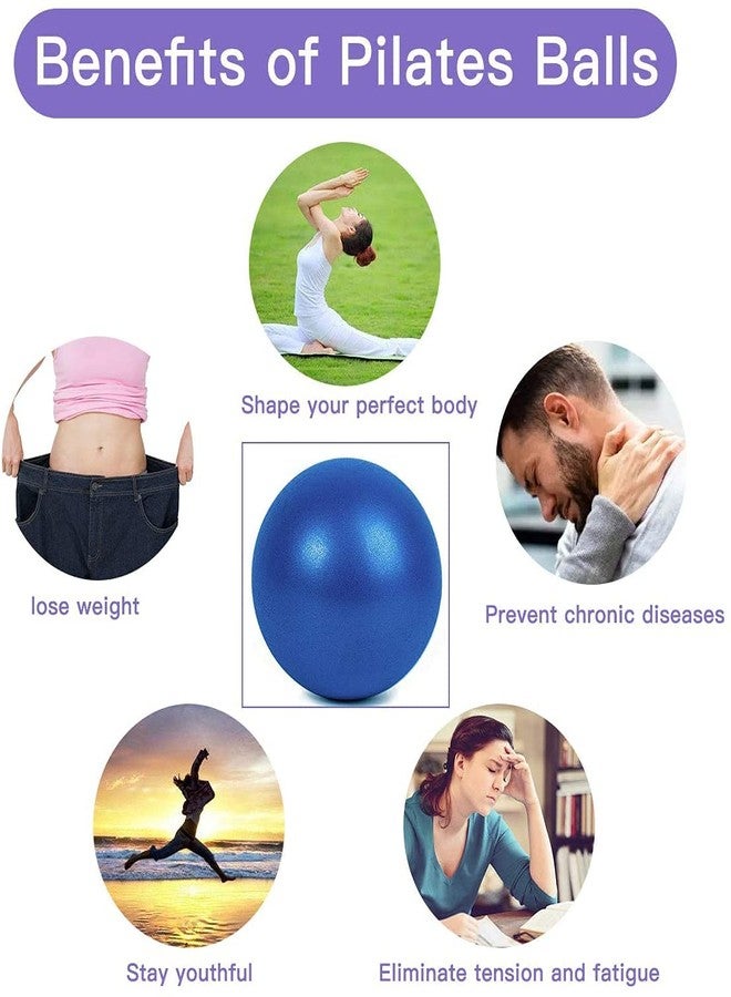 XIECCX 6-Inch Mini Yoga Ball for Pilates - Core Training and Balance Exercises for Barre Squishy Training and Physical Therapy(Pink) - Image 2