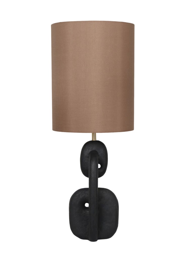 Miro Table Lamp - Brown Black - Elegant Design - 81x36x36 cm 
