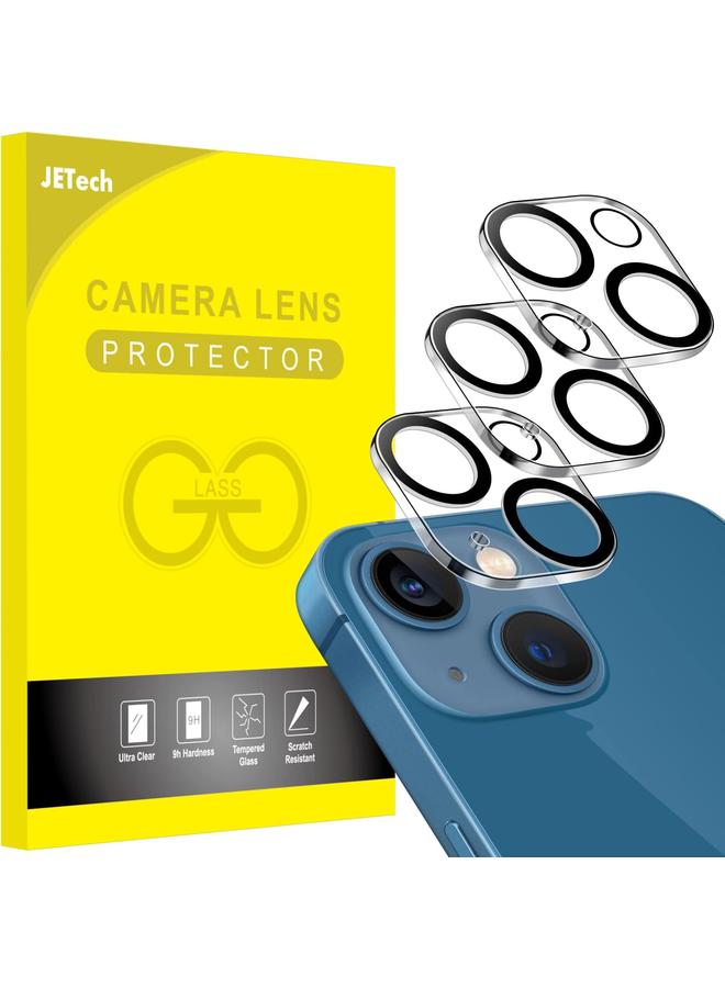 جي تيك واقي عدسة الكاميرا لهاتف آيفون 13 مقاس 6.1 بوصة وآيفون 13 ميني مقاس 5.4 بوصة، زجاج مقوى عالي الجودة 9H، شفاف ومضاد للخدش، متوافق مع الجراب ولا يؤثر على اللقطات الليلية، عبوة من 3 قطع - Image 1