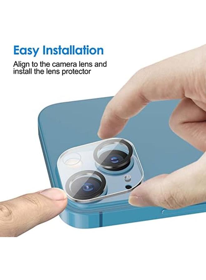 جي تيك واقي عدسة الكاميرا لهاتف آيفون 13 مقاس 6.1 بوصة وآيفون 13 ميني مقاس 5.4 بوصة، زجاج مقوى عالي الجودة 9H، شفاف ومضاد للخدش، متوافق مع الجراب ولا يؤثر على اللقطات الليلية، عبوة من 3 قطع - Image 4