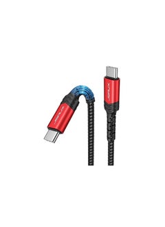 JSAUX 100W 5A USB-C to USB-C Fast Charging Cable - data cable 3ft red - pzsku/Z118FD2FA6129ED2755DDZ/45/_/1736936473/b9b3e6cf-7e4b-48c3-801c-e0413a696457