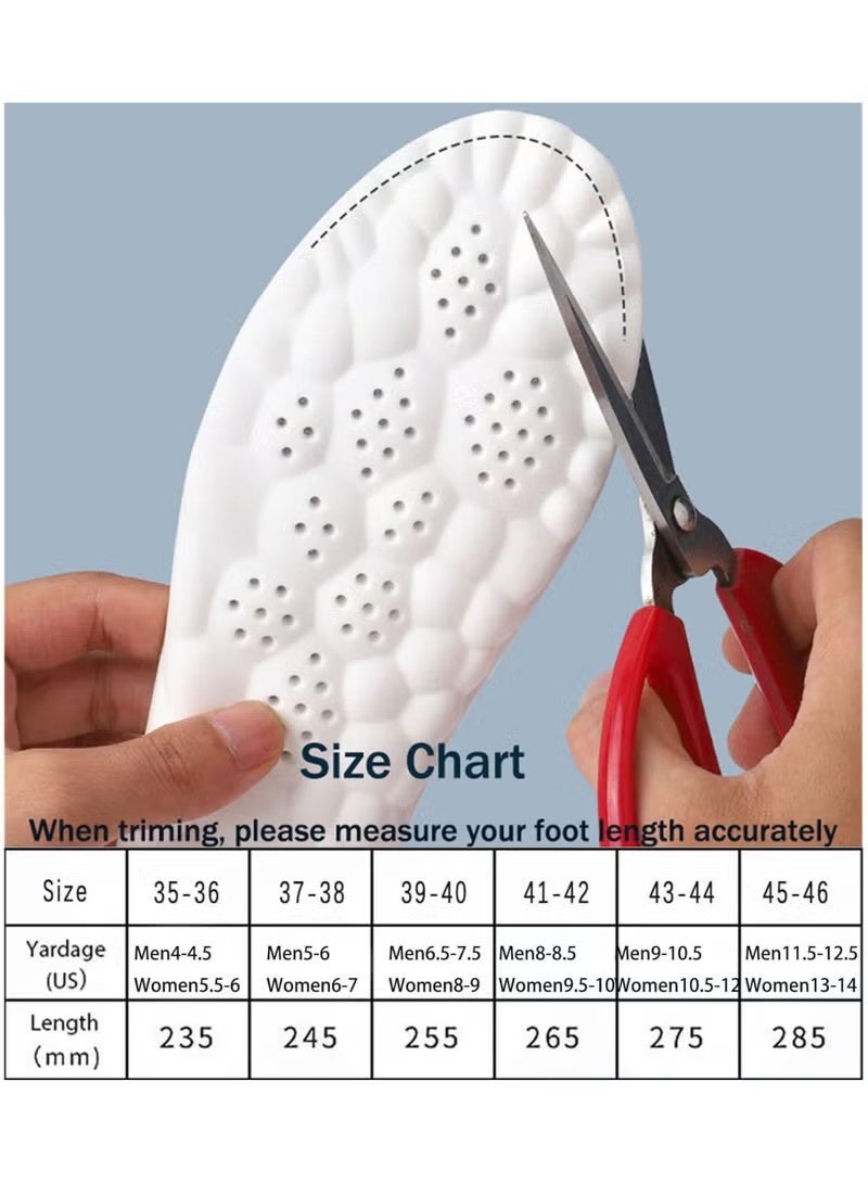 4D Cloud Insoles - Anti-Fatigue, Shock Absorption, Foot Pain Relief -unisex Step Insoles - U-Shaped Memory Foam Insoles 1 Pair - Image 2