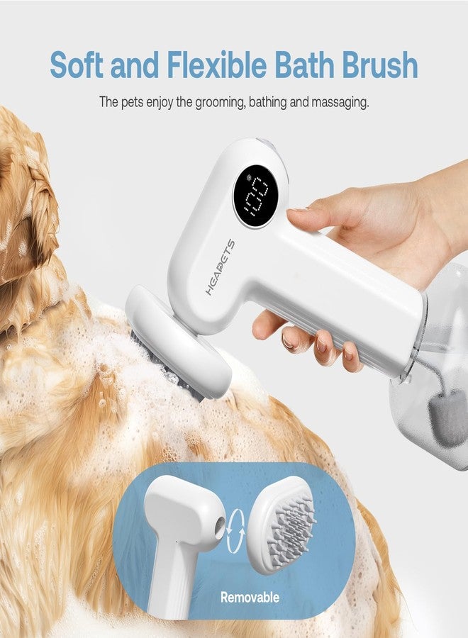 HEAPETS Dog Shower Attachment, Automatic Foaming Soap Dispenser with Dog Bath Brush, Two Foam Modes, Soft Silicone Dog Shampoo Brush for Short and Long Haired Pet Bathing and Massaging - Image 3