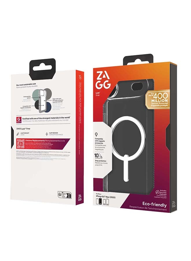 ZAGG Luxe Snap Case MagSafe for Apple iPhone 17 Air - Clear - Image 2