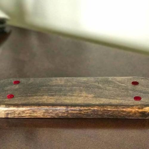 Kasa Style Wood Double Incense Sticks Holder Burner - Large Ash Catcher Handmade Home Decor - Image 4