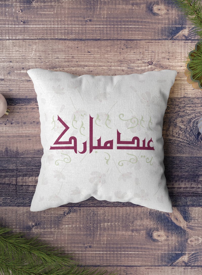 LOWHA Polyester Pillowcase Cushion Cover for Eid Celebration with Flowers Pattern - Image 4