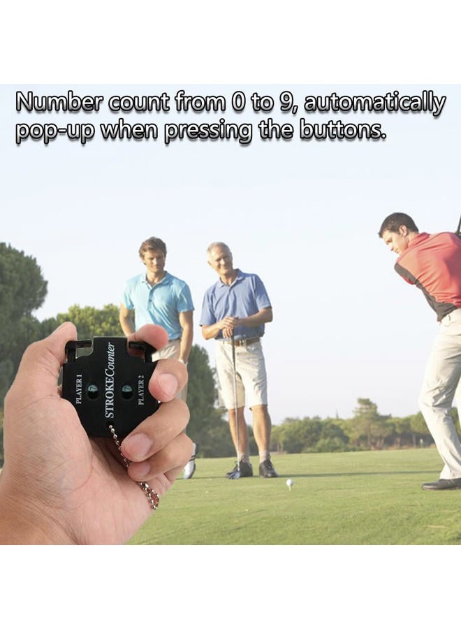 asdmm Mini Golf Score Counter for Clubs Course, Training - Outdoor Training Putting Scoreboard Aids Accessories, 5PCS - Image 3