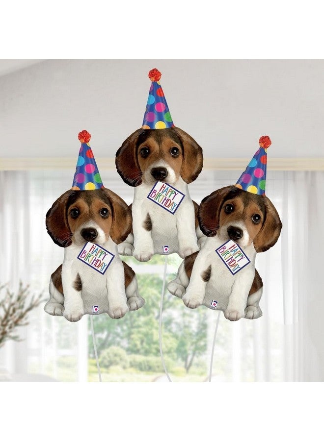 Betallic XL 41" Happy Birthday Puppy Shaped Mylar Foil Balloon - Image 3