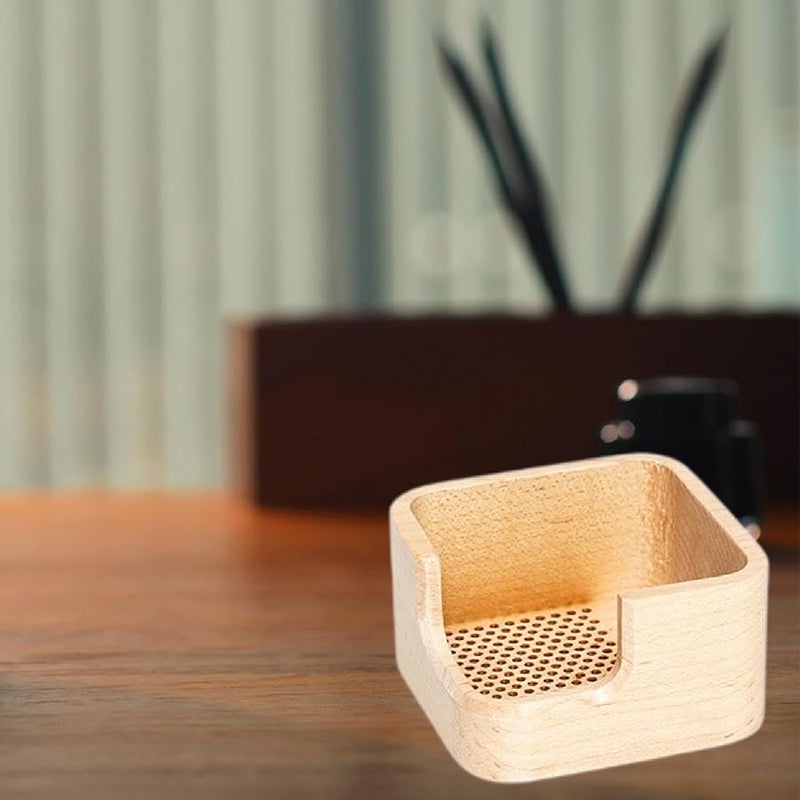 حالة مكبر صوت خشبي طبيعي ديكور خشبي للمتجر المنزلي غرفة النوم - Image 3