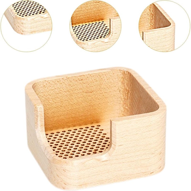 حالة مكبر صوت خشبي طبيعي ديكور خشبي للمتجر المنزلي غرفة النوم - Image 5