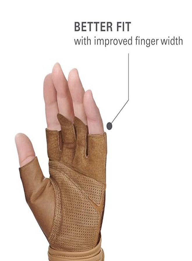 Harbinger Pro Wristwrap 2.0 Weightlifting Gloves, Unisex (Tan, M) - Image 3